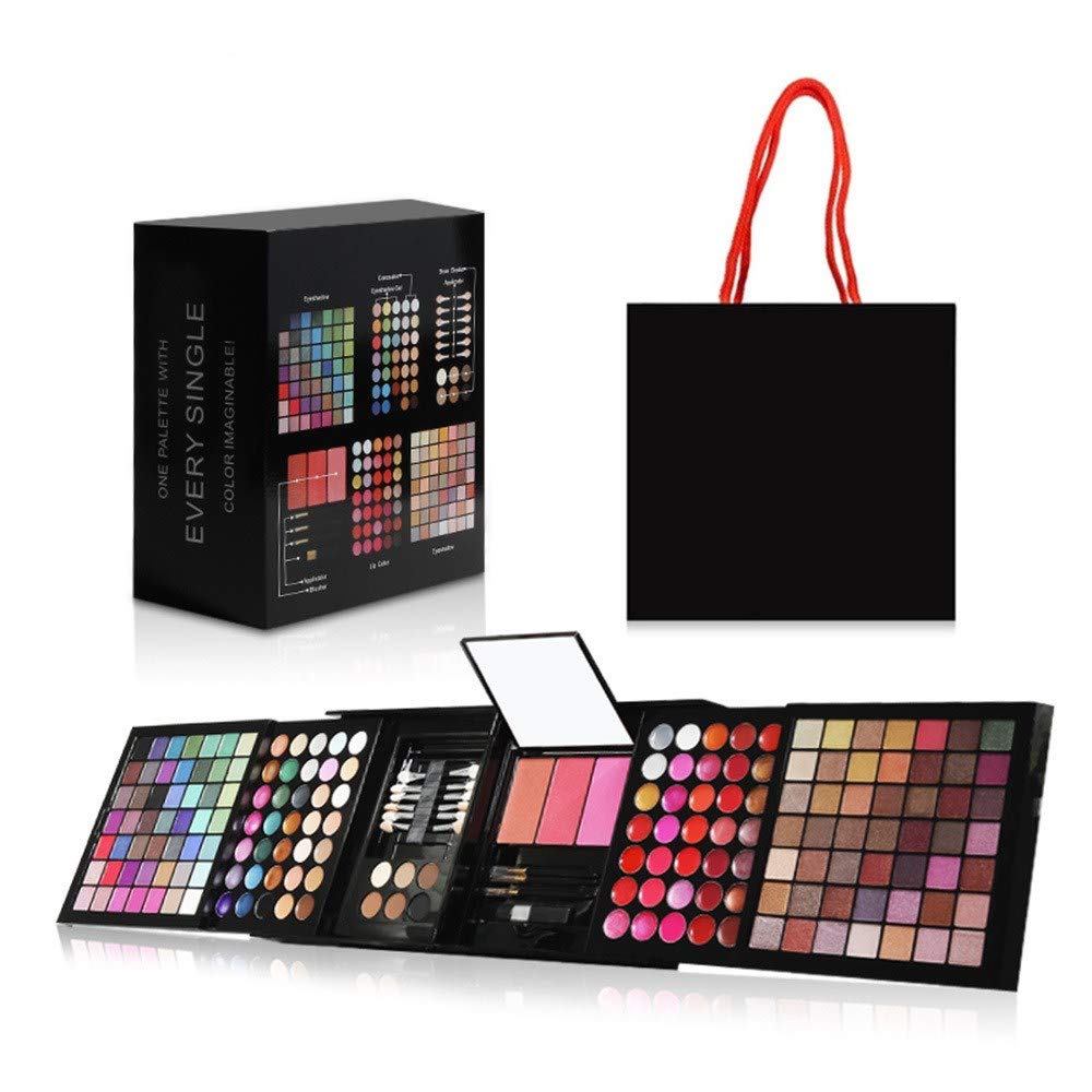 177 Colori Cosmetico Ombretti Palette Shimmer Matte Ombretto e glitter Makeup palette Kit con Sopracciglio Cipria, Blush e Polvere - Perfetto per l'uso quotidiano e professionale#2