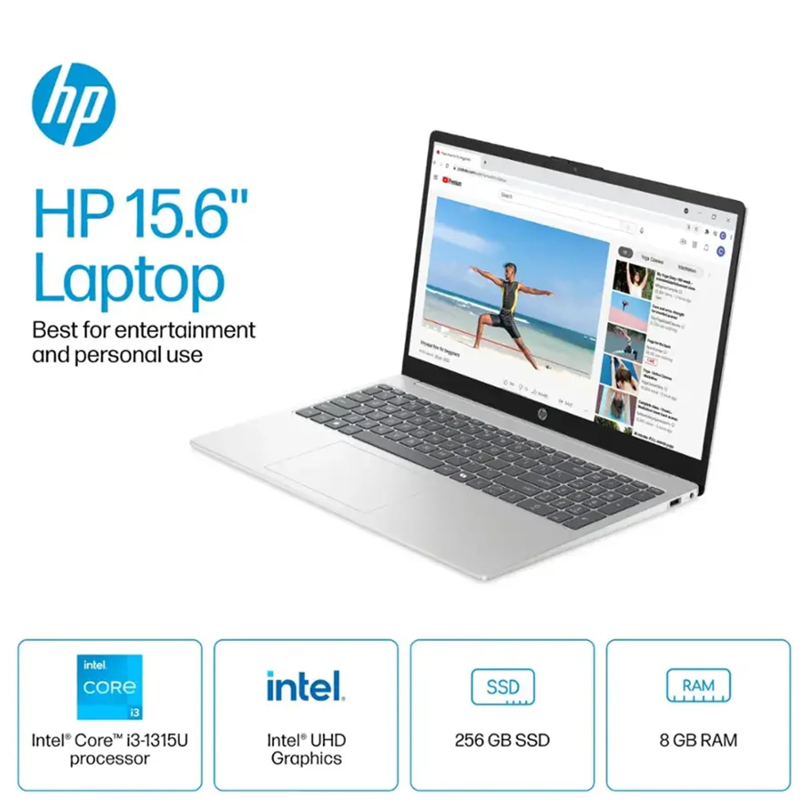 Amazon.com: hp 15.6” Touchscreen Laptop | Intel i3 1315U | Intel
