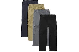 5T Strong & Flexible Cargo Pants for On-the-Go Boys