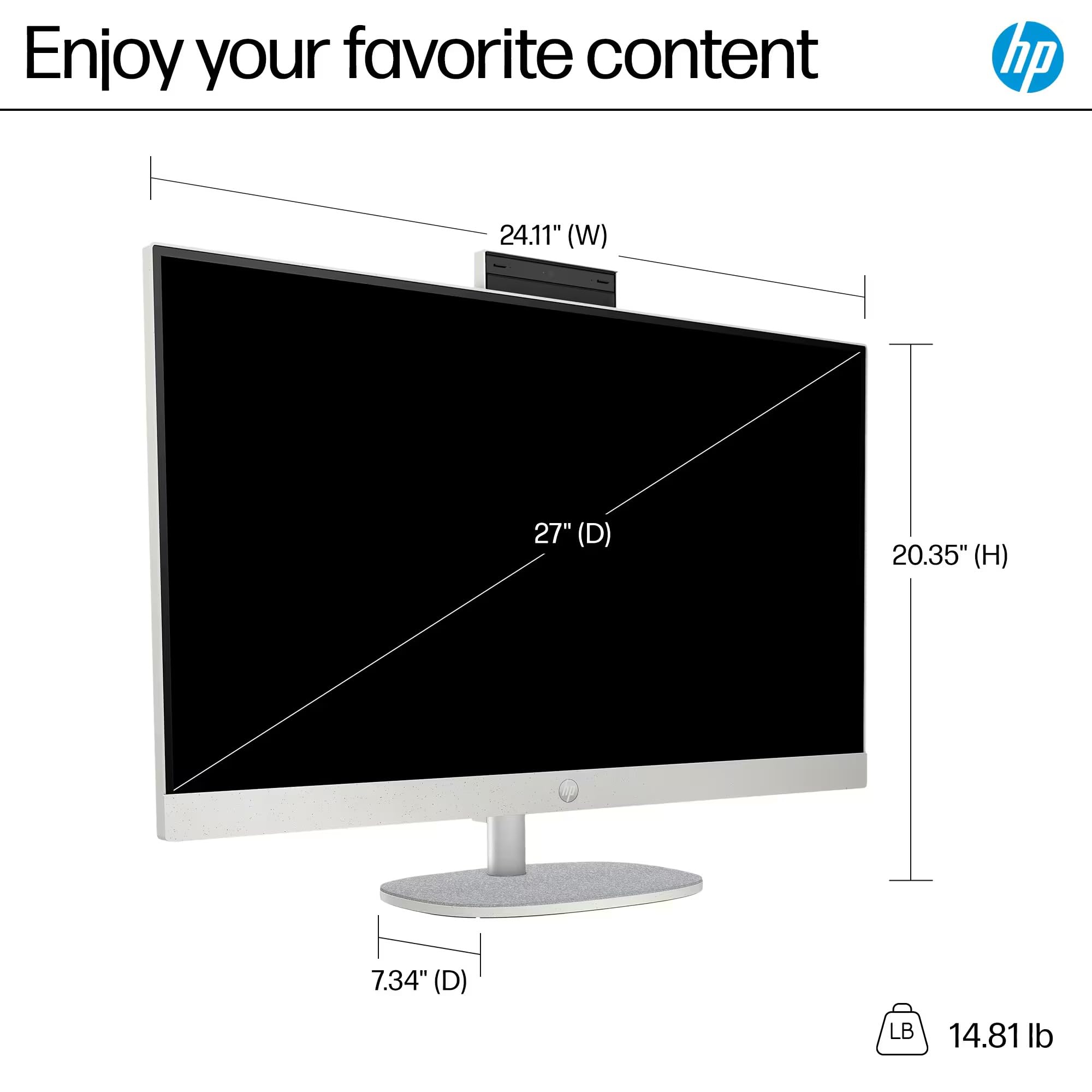 Amazon.co.jp: HP 27 タッチスクリーンオールインワンデスクトップ