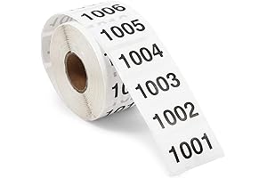 Keep Track of Inventory Flawlessly with Juvale's 1000-Count Inventory Stickers