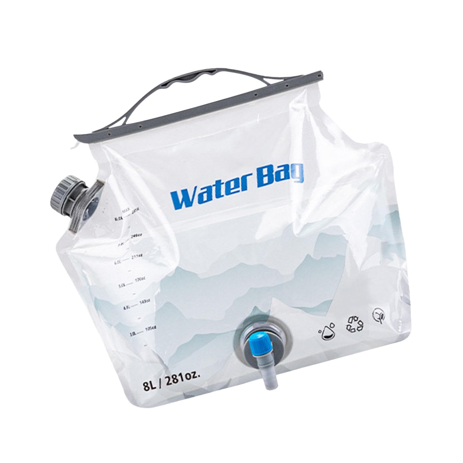 Faltbarer Wasserbeutel Camping - 5L/10L Tragbarer Wassertank Outdoor
