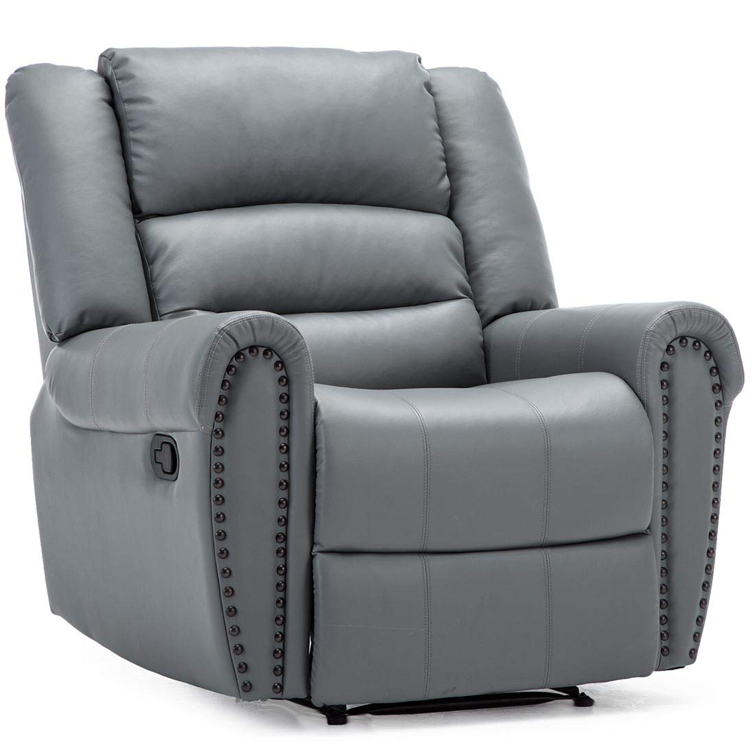 Buy More4Homes DENVER BONDED LEATHER RECLINER ARMCHAIR w STUD SOFA HOME