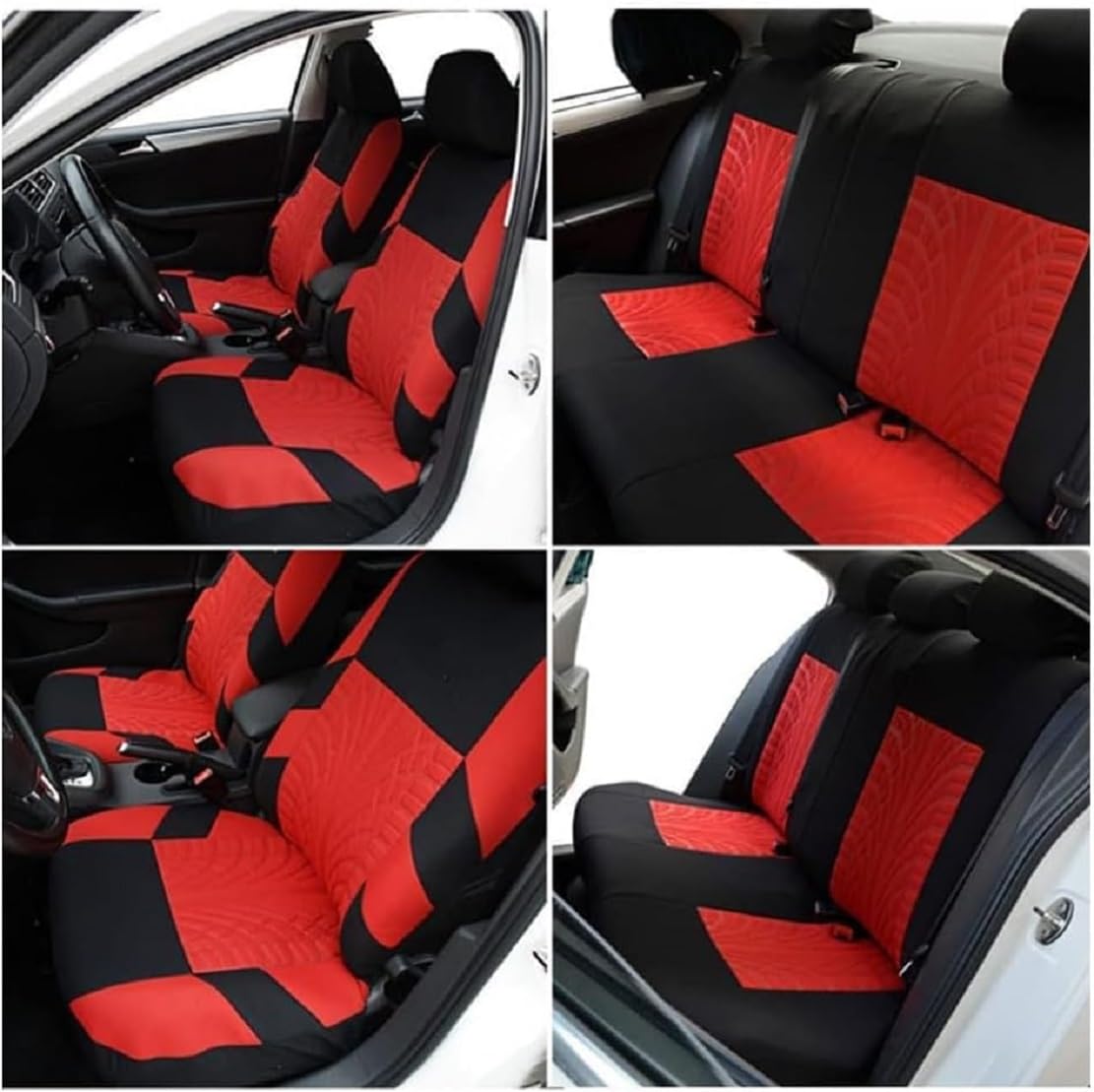 5 Places Voiture Ensembles Housses Siège pour Kia Picanto 5-Door/Picanto 3-Door JA TA SA 2004-2023 2024 2025 2026, Auto Avant Arrière Complète Imperméable Respirant Confort Protections Coussins