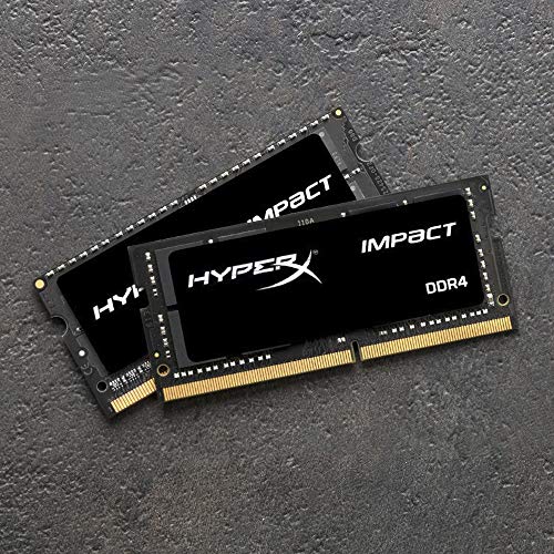Kingston Technology HyperX Impact 32GB 2666MHz DDR4 CL15 260-Pin SODIMM Laptop Memory, Kit of 2 (HX426S15IB2K2/32)