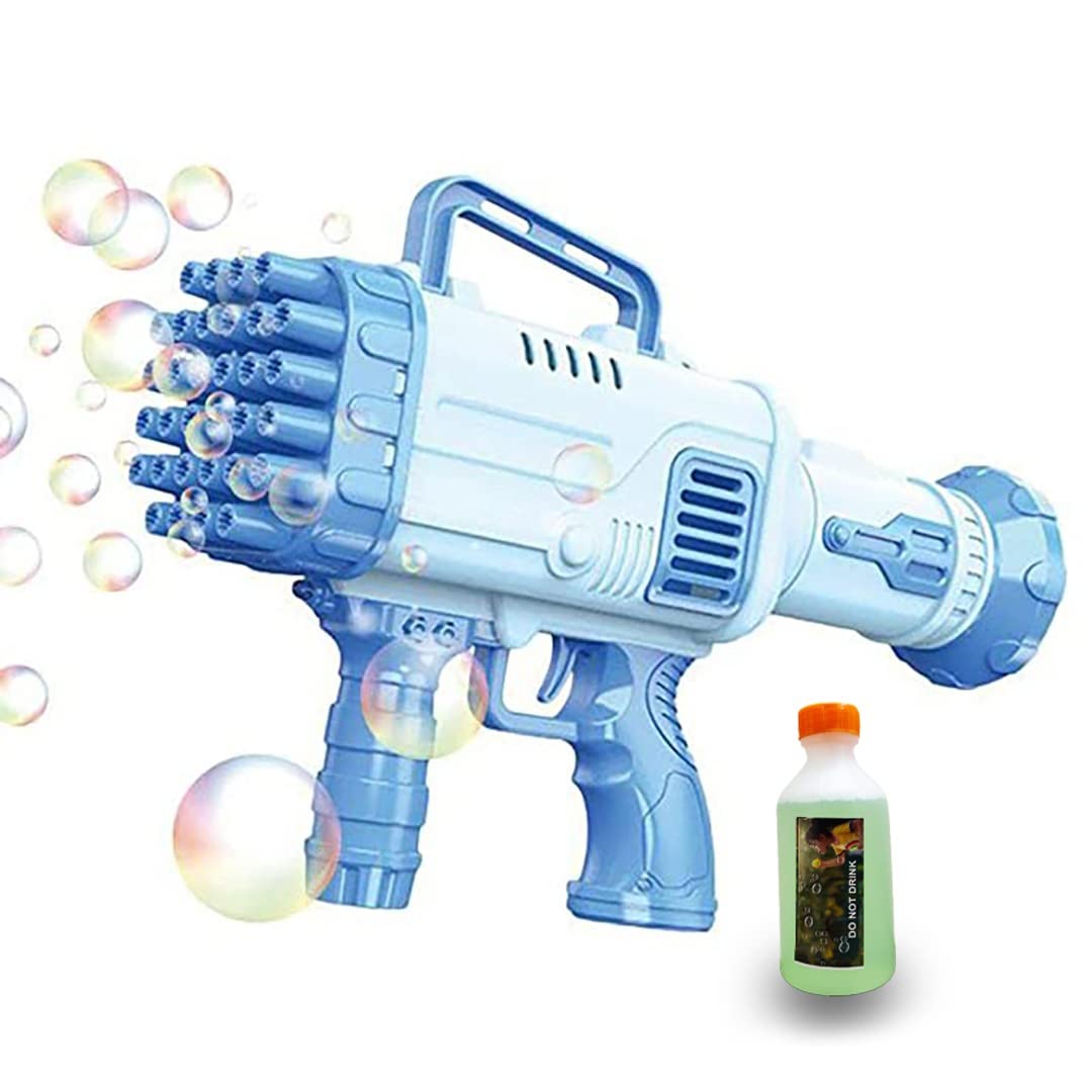TECHERE Bubble Gun, Gatlin Bubble Machine with 32-Hole, Rocket Launcher Bubble Machine Gift for Children (as per Color Availability) (B09XKG6698) Amazon Price History, Amazon Price Tracker