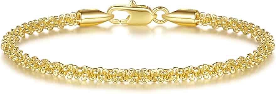 Amazon.com: AOZELAN 14K Gold Bracelets for Women Bracelet