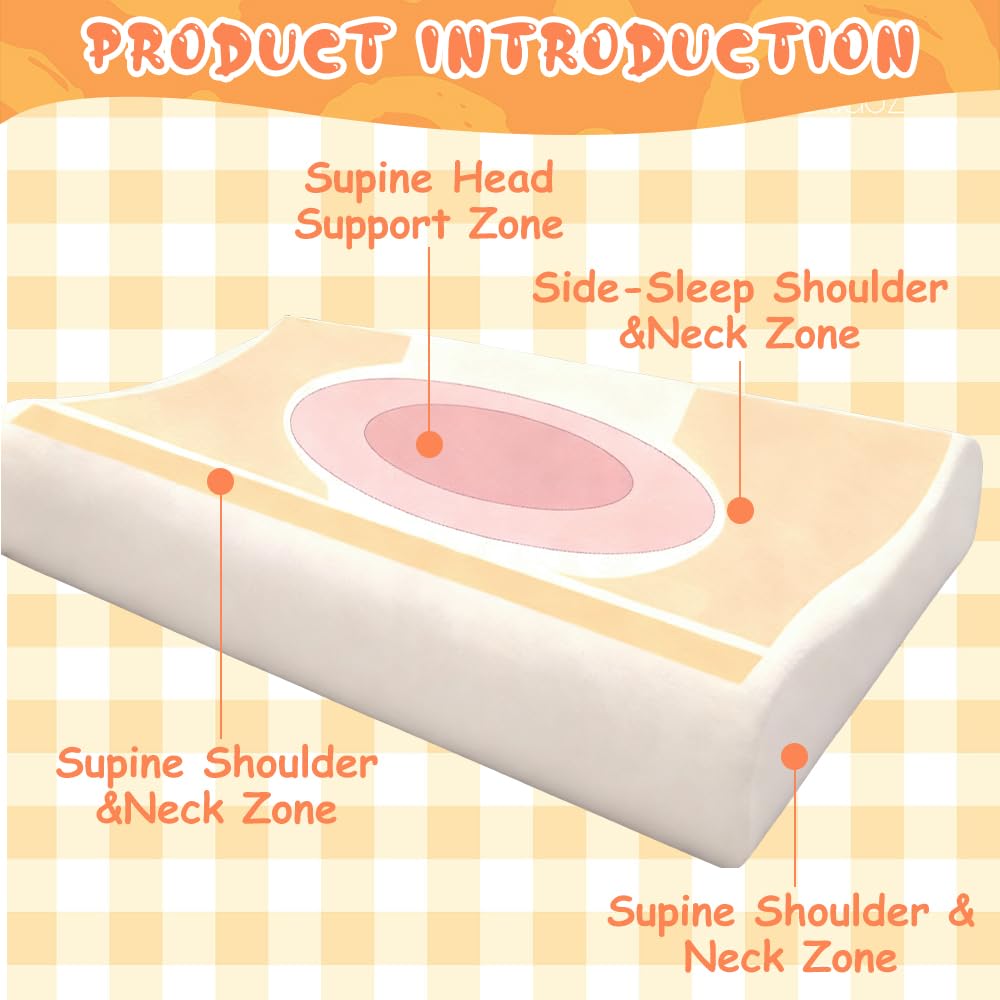 Cuscino Calmante Per Bambini, 45 X 27 cm Cuscino per Bambini, Ergonomico Cuscino Lenitivo per BAMBINI (Leone)