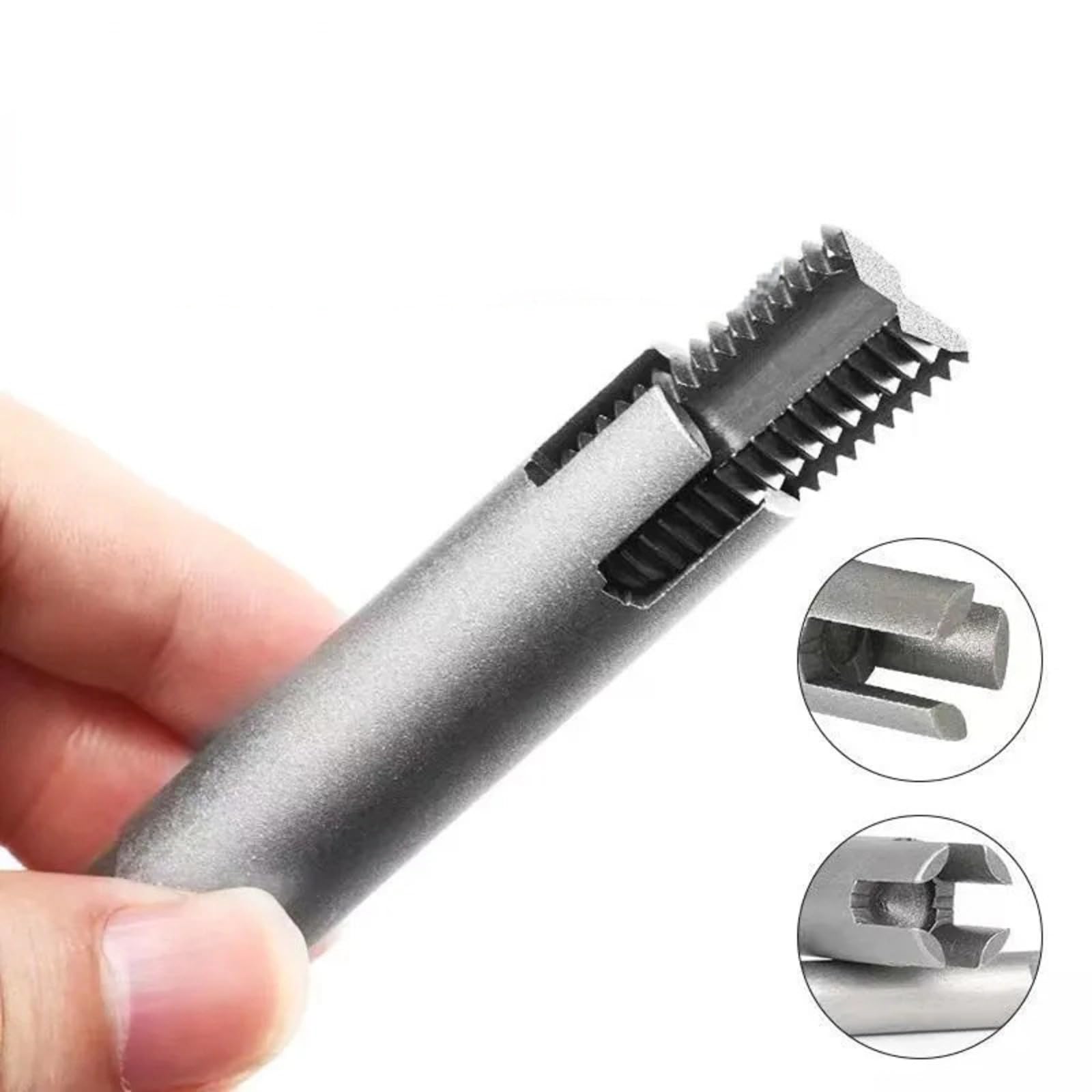 Fafeicy Set di estrattori per rubinetti, ad alta velocità in acciaio inox con testa rotta, per rimuovere viti e bulloni (set da dieci pezzi), estrattore a filo rotto