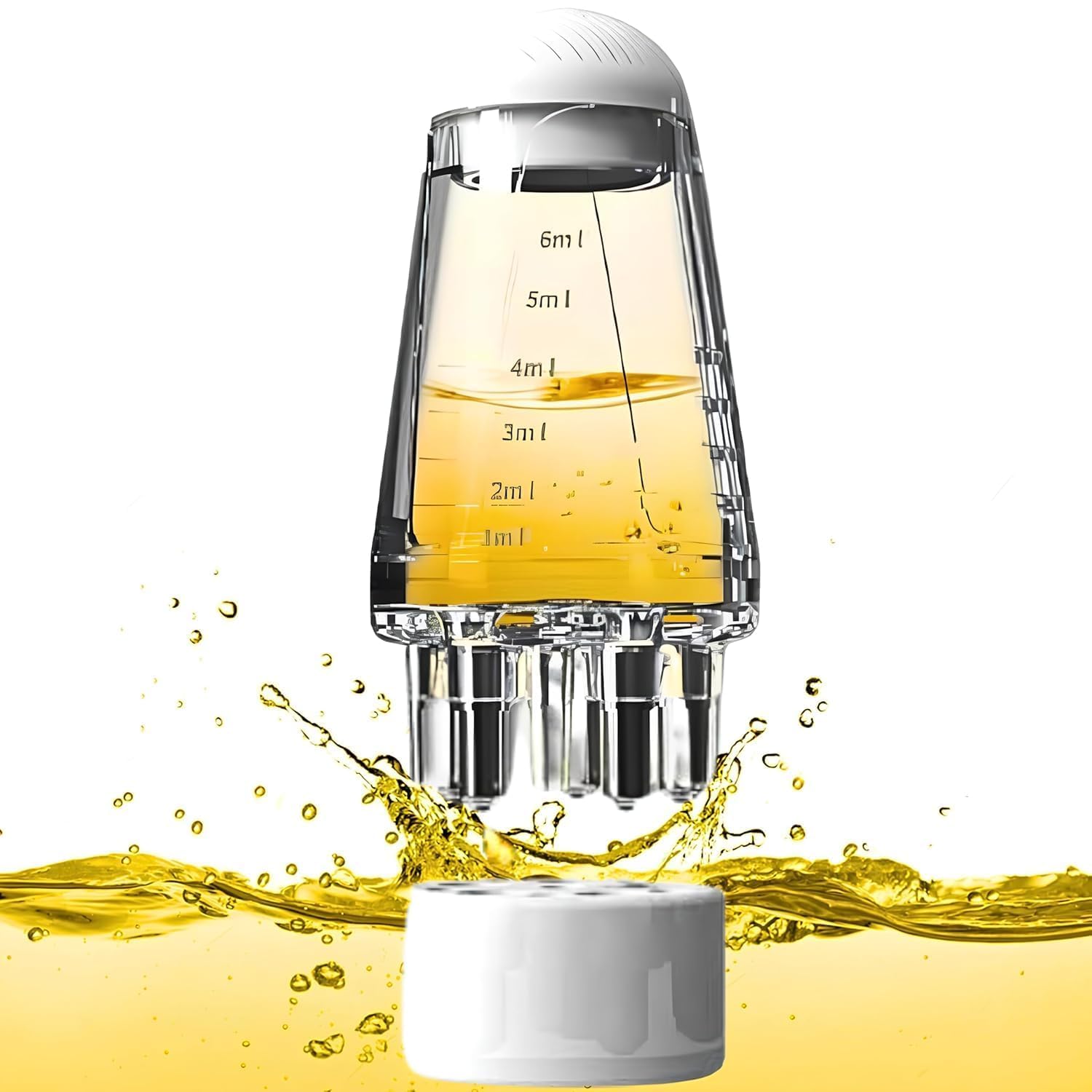 Oil Applicator for Scalp, Hair Oil Bottle with Massager, 6ml Scale Control, Anti-Leak Design, Transparent, Pack of 1-picture-16