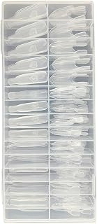 Sandwich Nail Form Kit Full Size Double-Layer Reusable Dustproof Mold | Quick Nails Extension for Women Beginners Artists Travel Home Salon DIY Outdoor Manicure Wedding Bridal