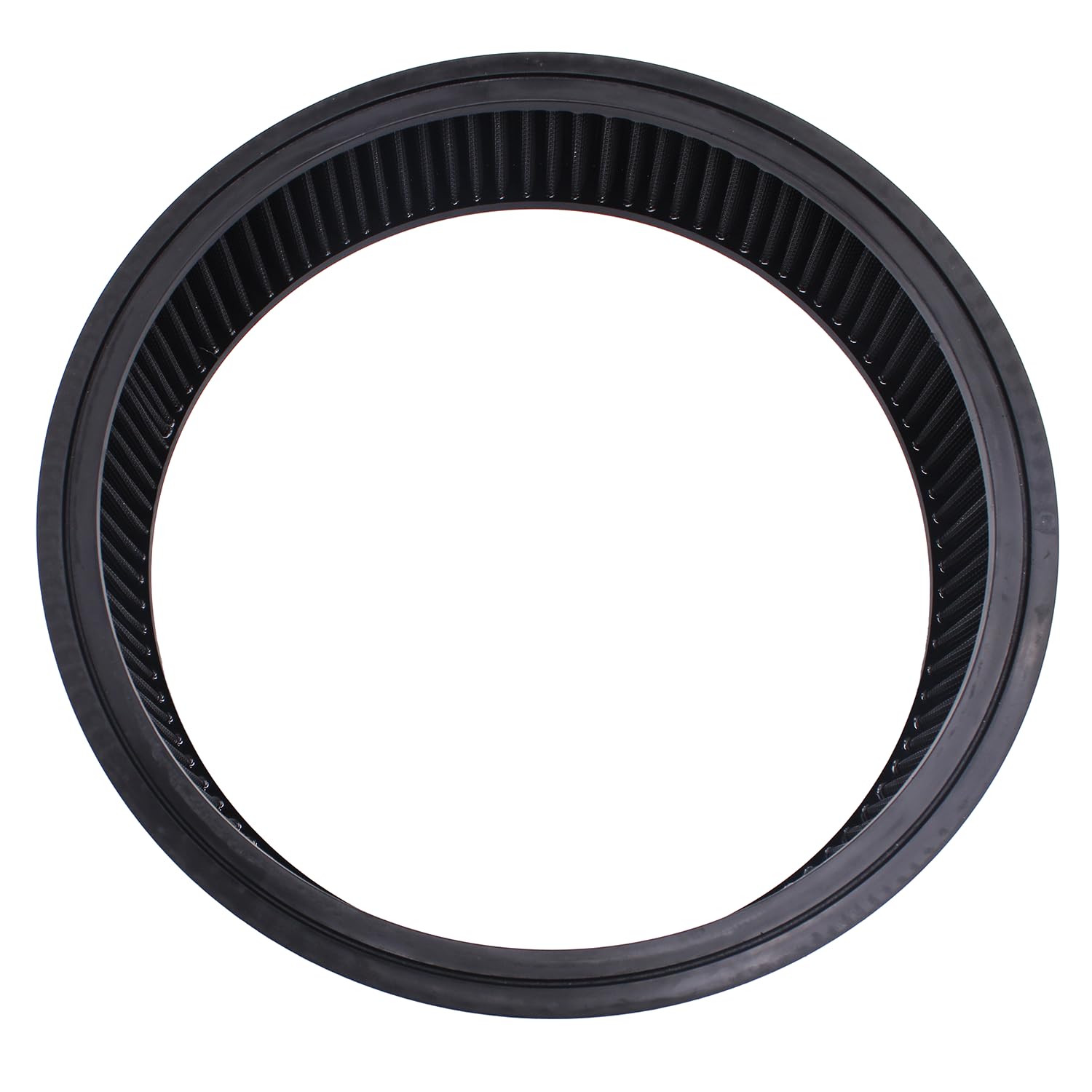 Filtro aria rotondo nero 35,6 x 7,6 cm con coperchio a flusso d'aria caburetor ad alto flusso compatibile per SBC BBC GMC Ford