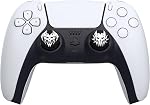 PlayVital Thumb Grip Caps for ps5/4 Controller, Silicone Analog Stick Caps Cover for Xbox Series X/S, Thumbstick Caps for Switch Pro Controller - Lich Demons