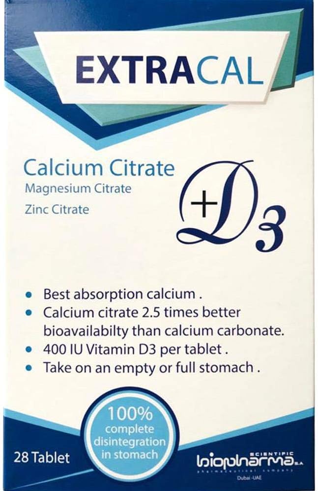 extracal tablets 28's