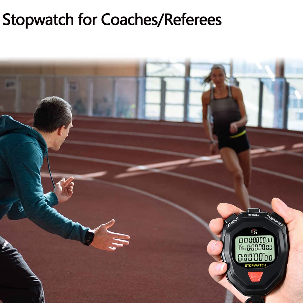 Cronometro Sportivo Digitale Professionale - 60 Memorie Con Luce E Modalità Muto - Foto 10