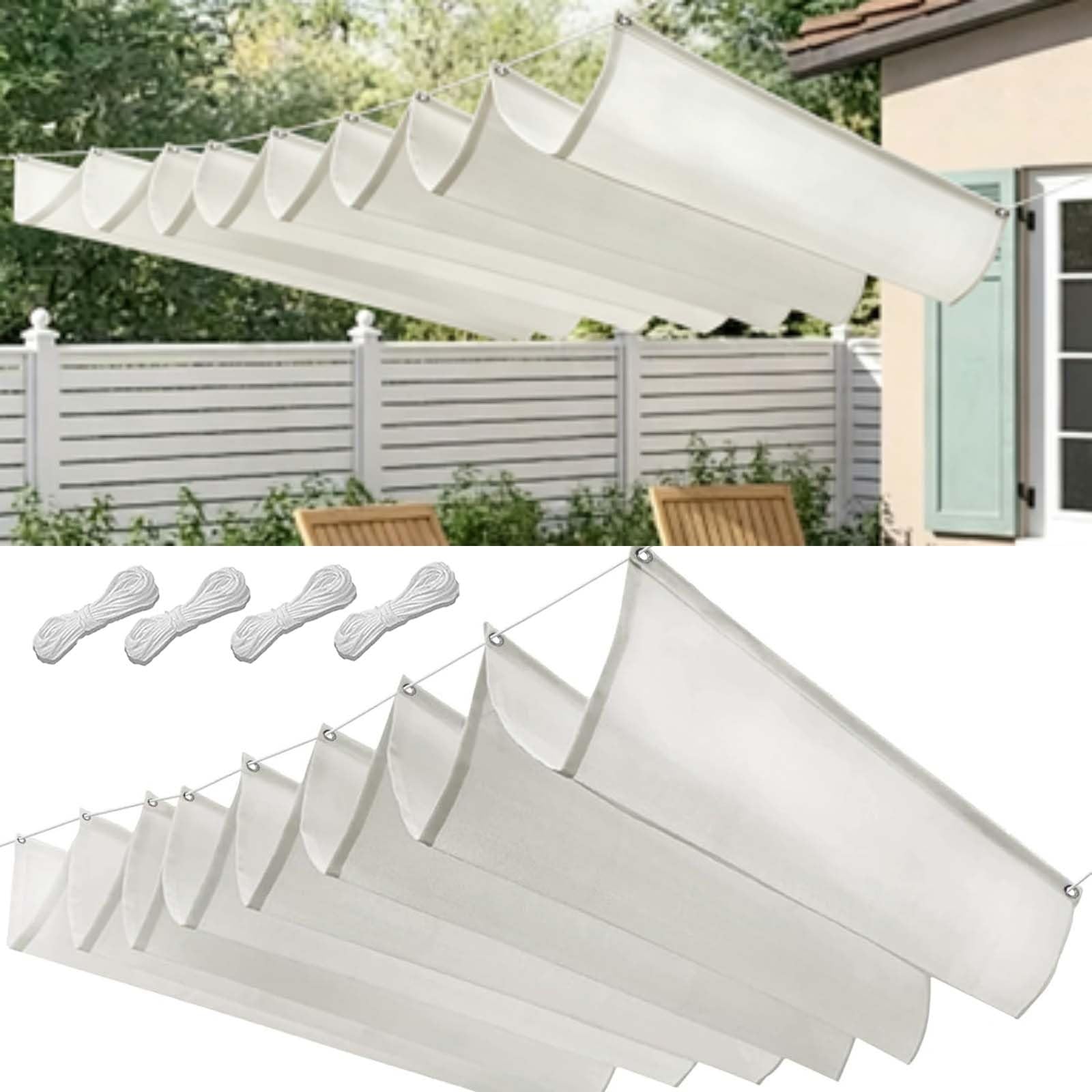 Filet d'ombrage anti-UV et toile rétractable imperméable pour terrasse