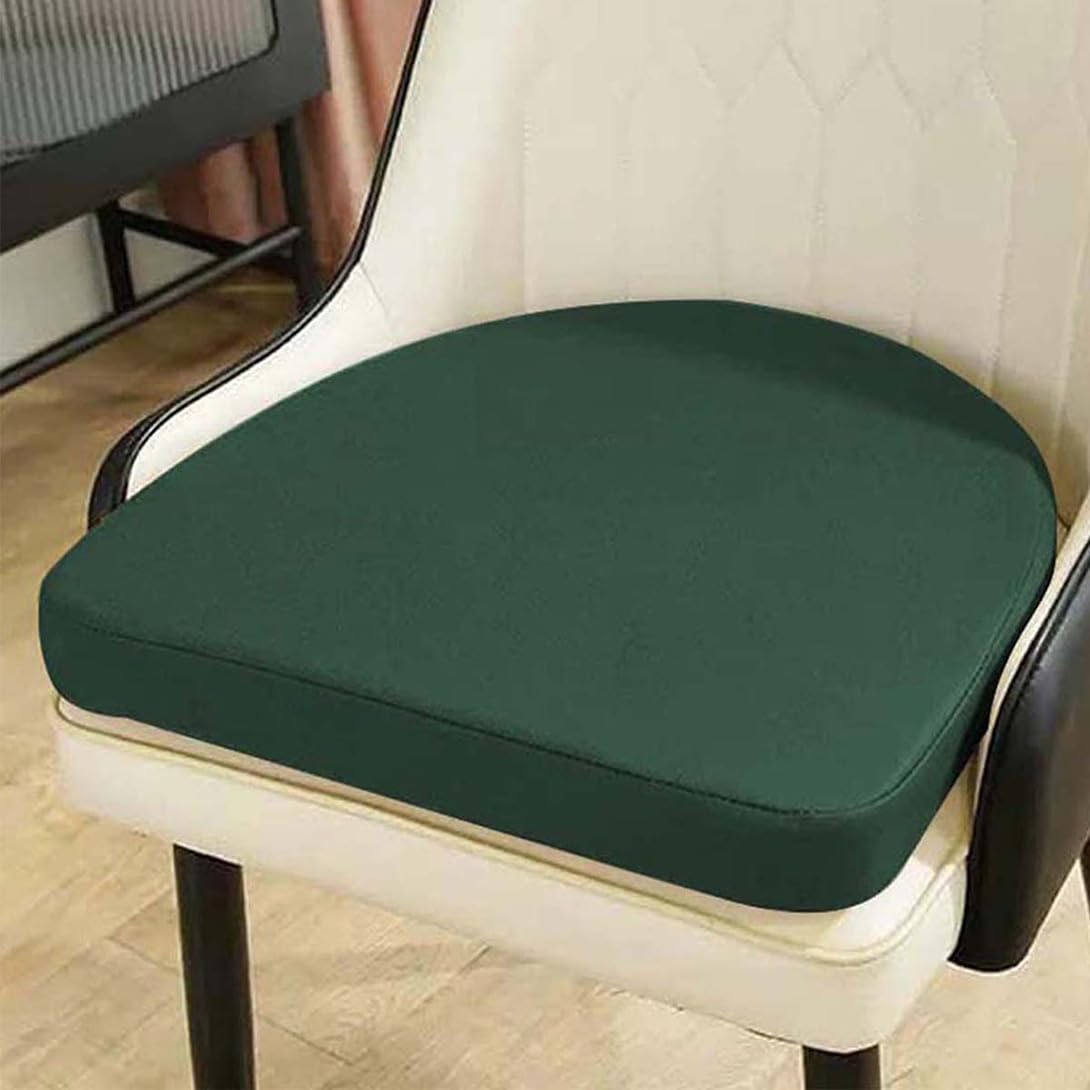 Ggoty Green Outdoor U Shape Garden Cushion Chair Seat Pad Waterproof,Outdoor U-Shaped Garden Cushion Chair Pad Mat For Home Kitchen Patio Swing (45 * 45 * 5Cm,)
