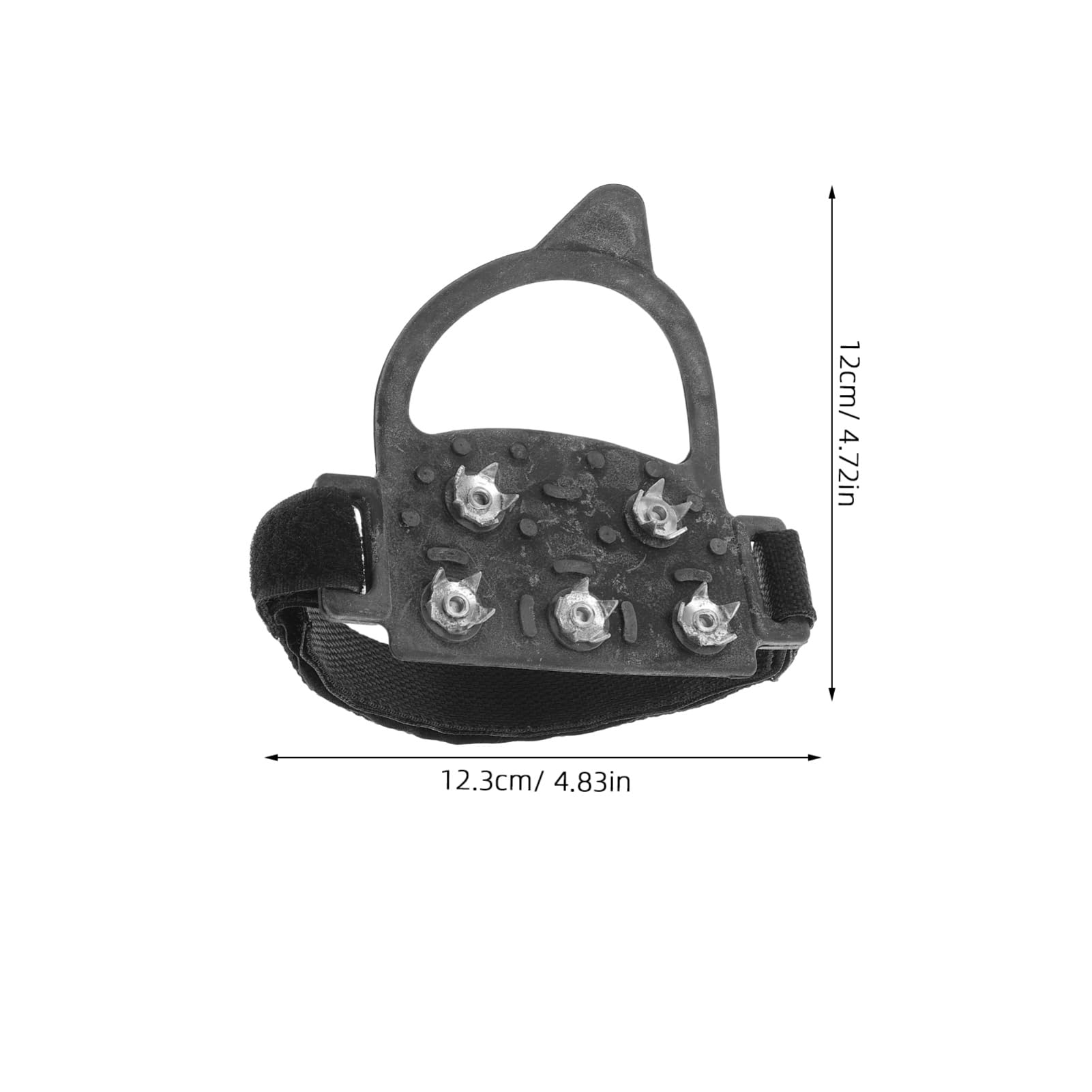 KICHOUSE Mountaineering Shoe Cover Slip Ice Grippers Ice Cleats for Shoes Boots