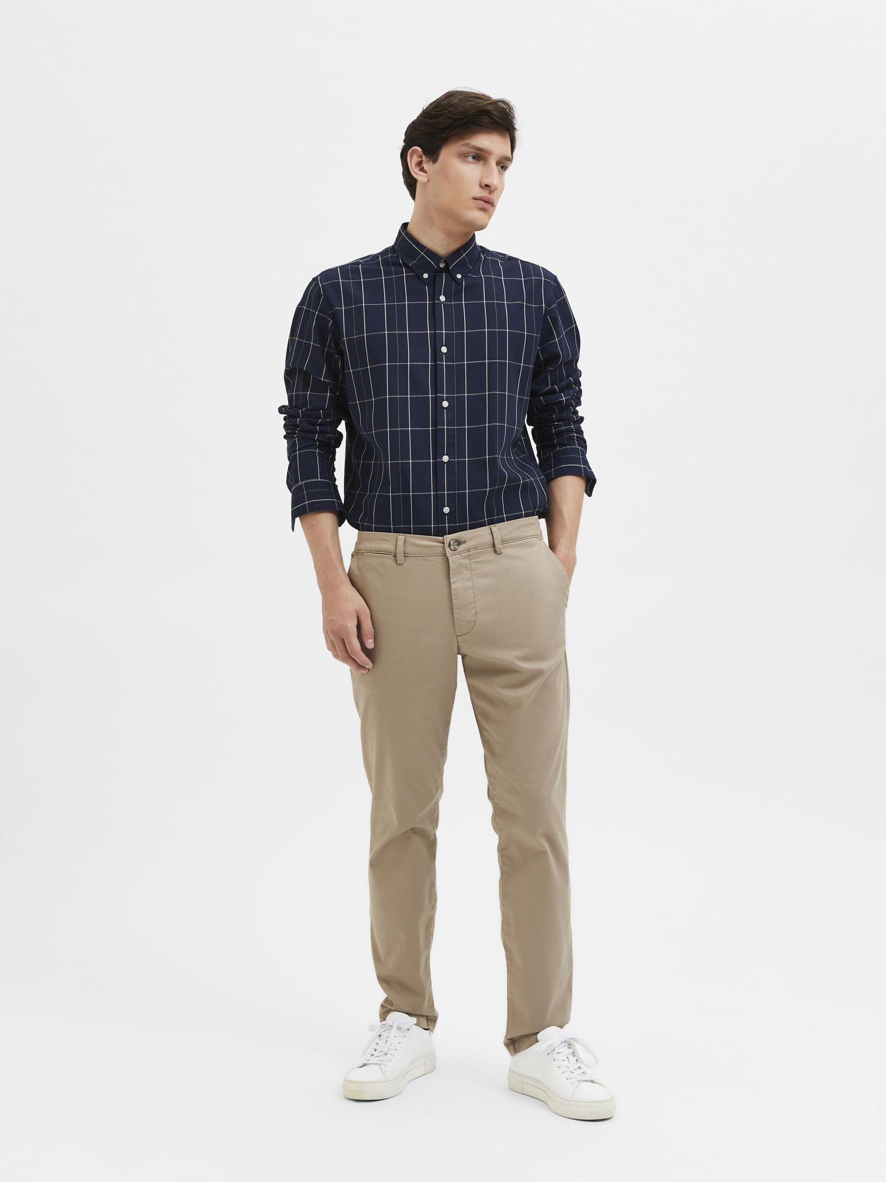 SELECTED HOMME Male Chino 175 Slim fit Flex | Chinos