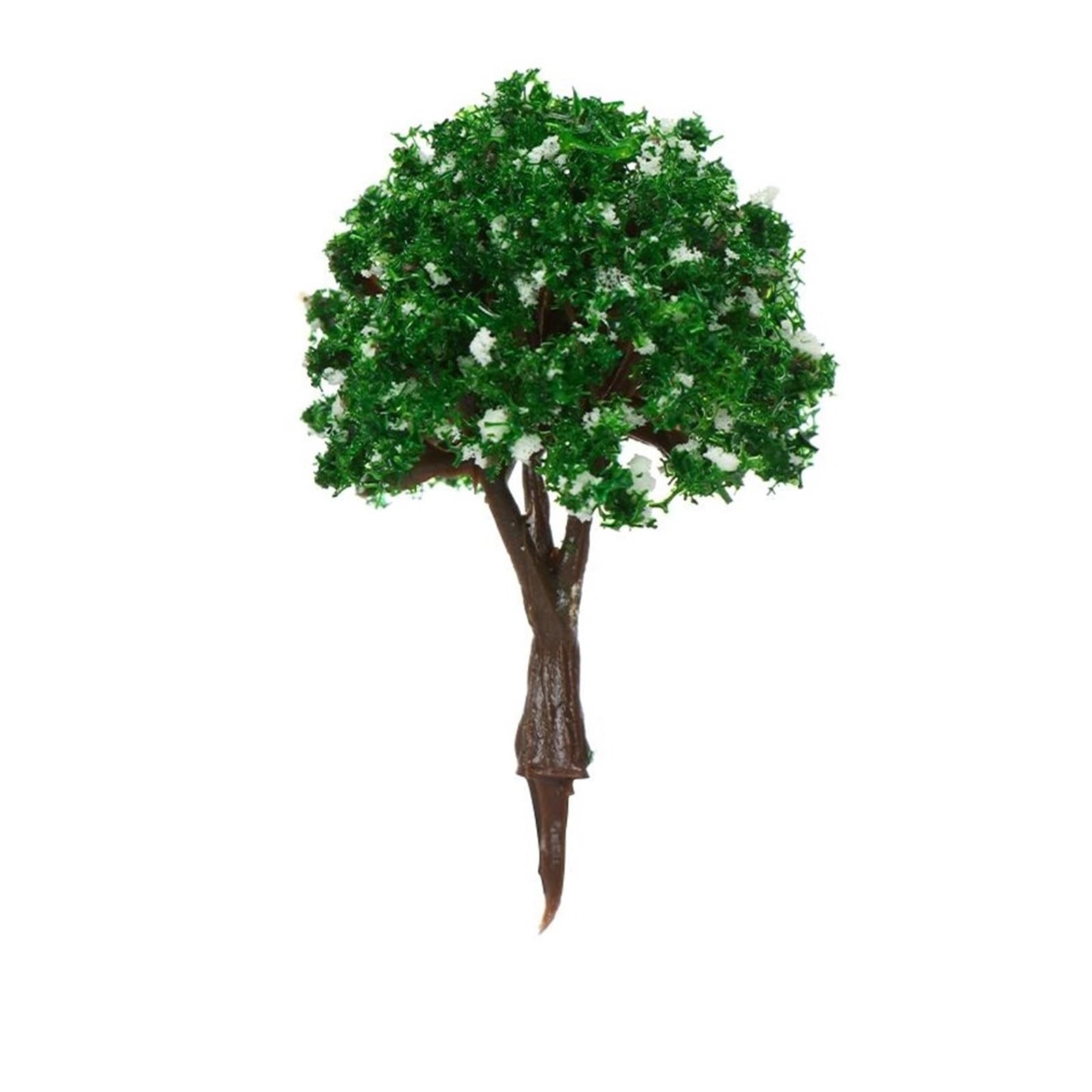 DUNSBY Model Trees 20Pcs 4CM Artificial Scenery Trees Miniature Flower Railroad Plastic Model Building Landscape Accessories(Color-07)
