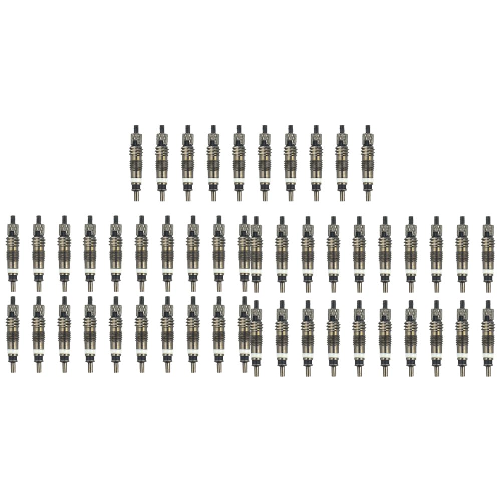 Ventileinsatz-Luftpumpe Fahrrad-Ventil und Entfernungswerkzeug Fahrradzubehör Ventileinsatz-Werkzeuge(50Pcs Black)