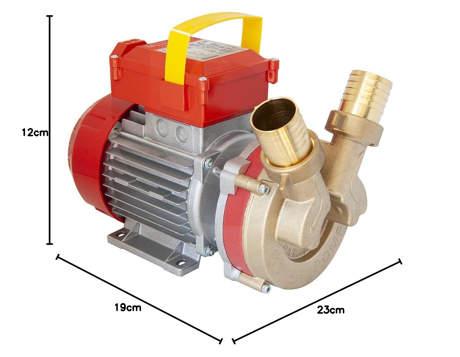 Rover Pompe ROVER 20CE, Bomba de Transferencia Eléctrica Bidireccional. Multicolor, (Ideal para Vino, Agua y Combustible)