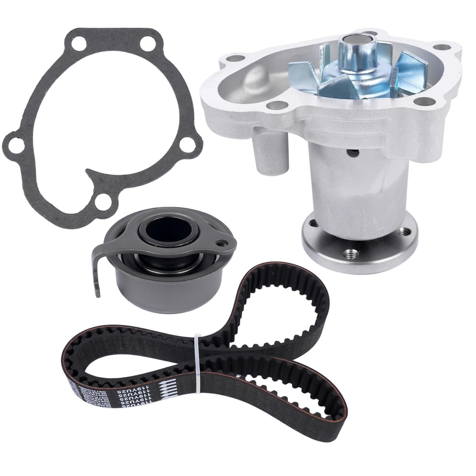 Bombas Agua Correa Distribución Bomba Agua Con Kit Polea Tensora MD997689 Para Mitsubishi Para Minicab 660cc 3G83 Motor U42T U62T Bomba Auxiliar Automóvil