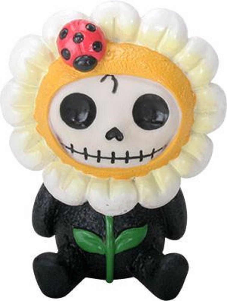 SUMMIT COLLECTIONSUMMIT COLLECTION Furrybones Daisy Signature Skeleton in Flower Costume with a Ladybug
