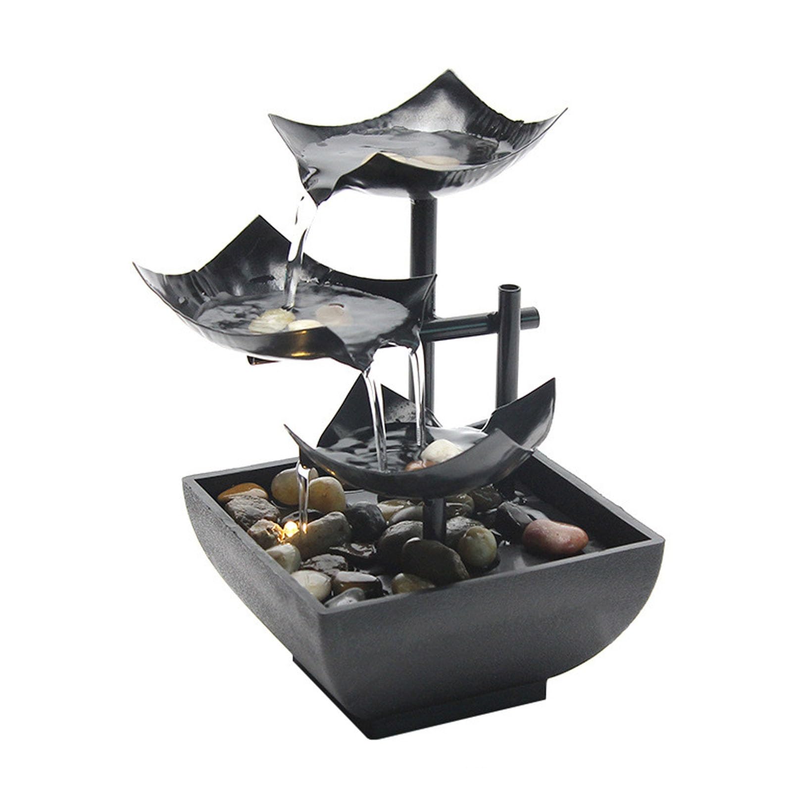 Fontaine de table pour bureau à domicile et décoration de paysage d'eau de salon