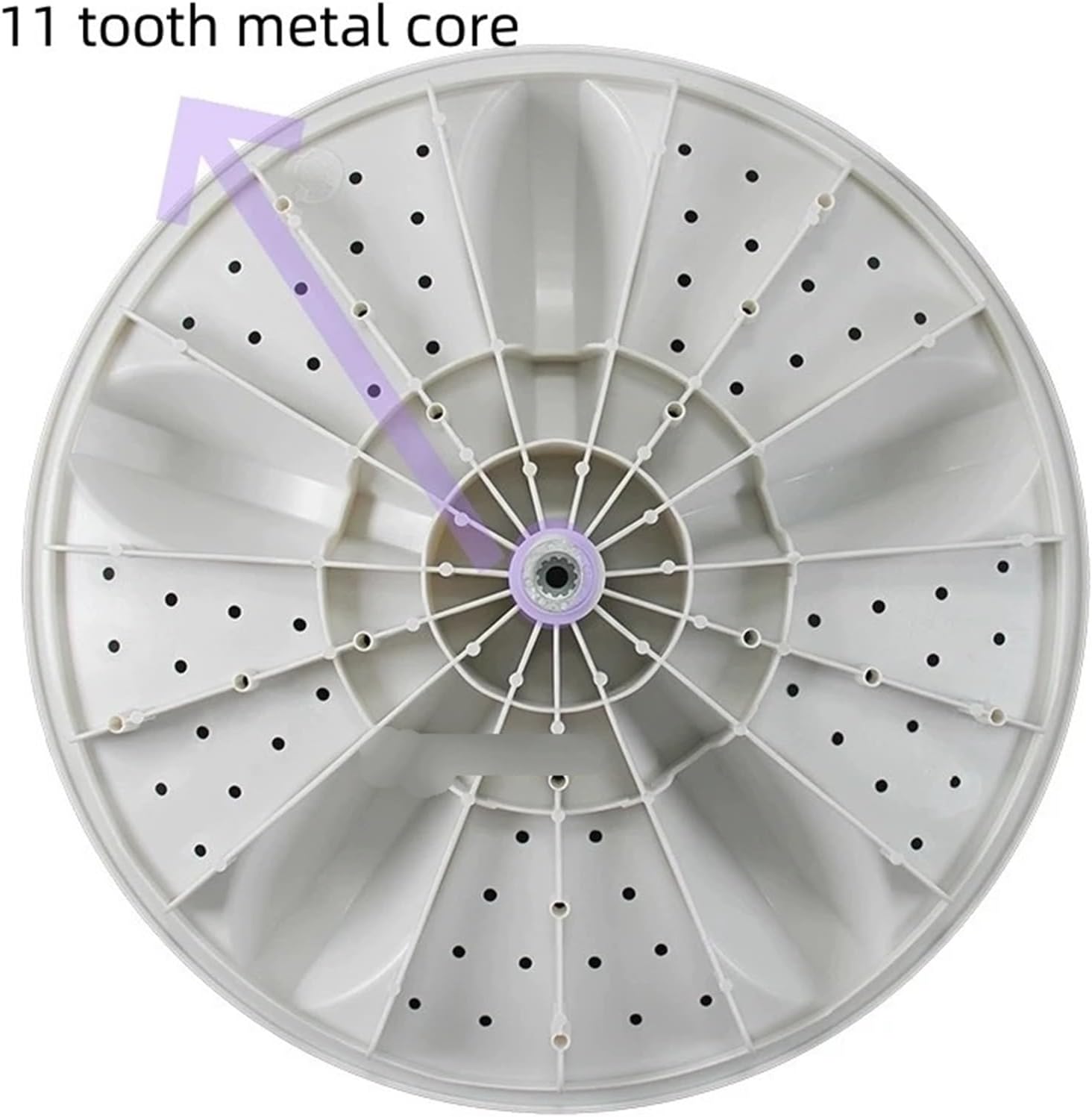 直径34cm洗濯機用ホイール1個、Hisense対応、Rongsheng対応、XQB80-C6305G RB80D2325G洗濯機対