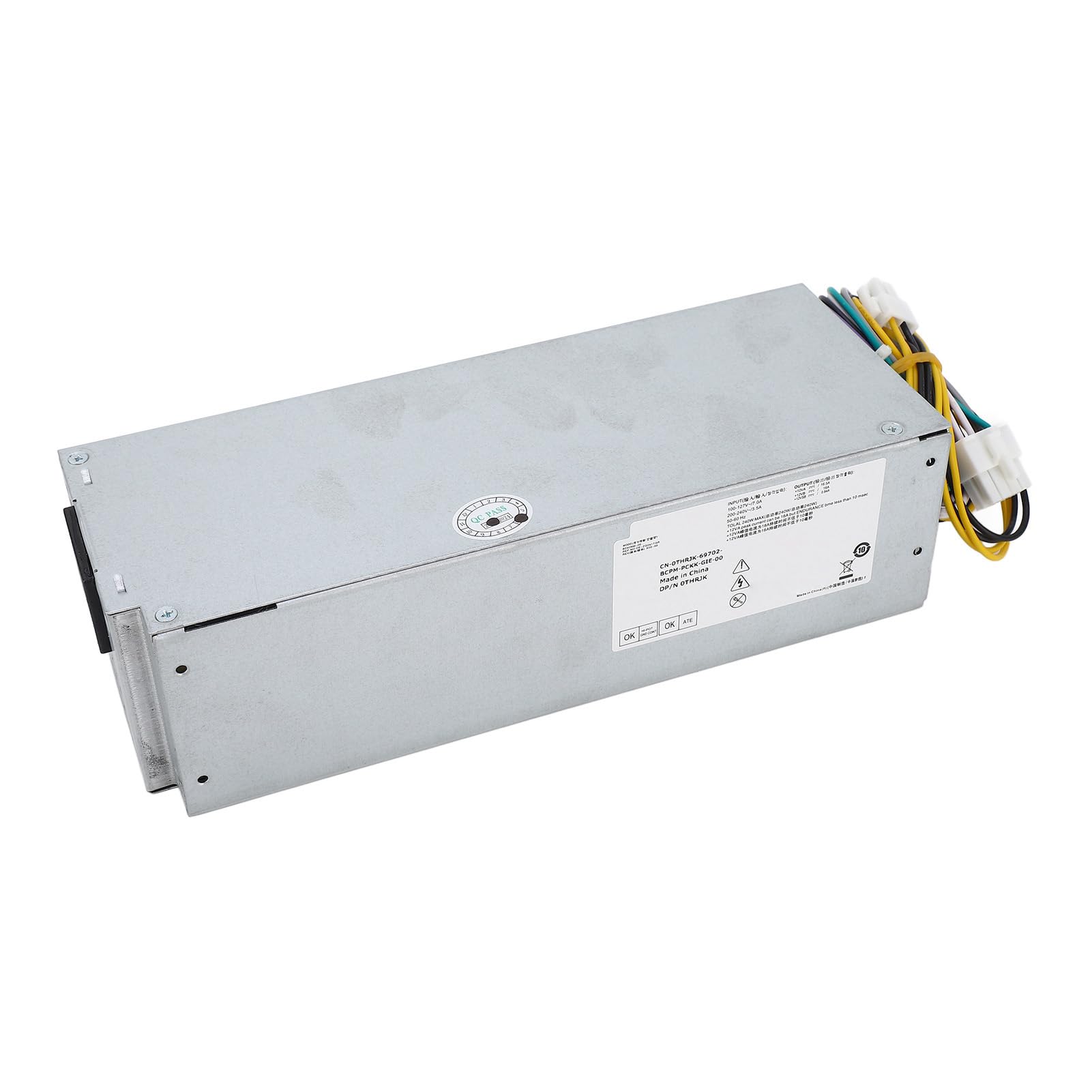 Generic Niezawodny Zasilacz Komputerowy o Mocy 240 W do Systemu Optiplex 3040 3250 3650 5040 SFF, Bezpieczny W Użyciu dla Komputerów Stacjonarnych Mini Tower, materiał Metalowy