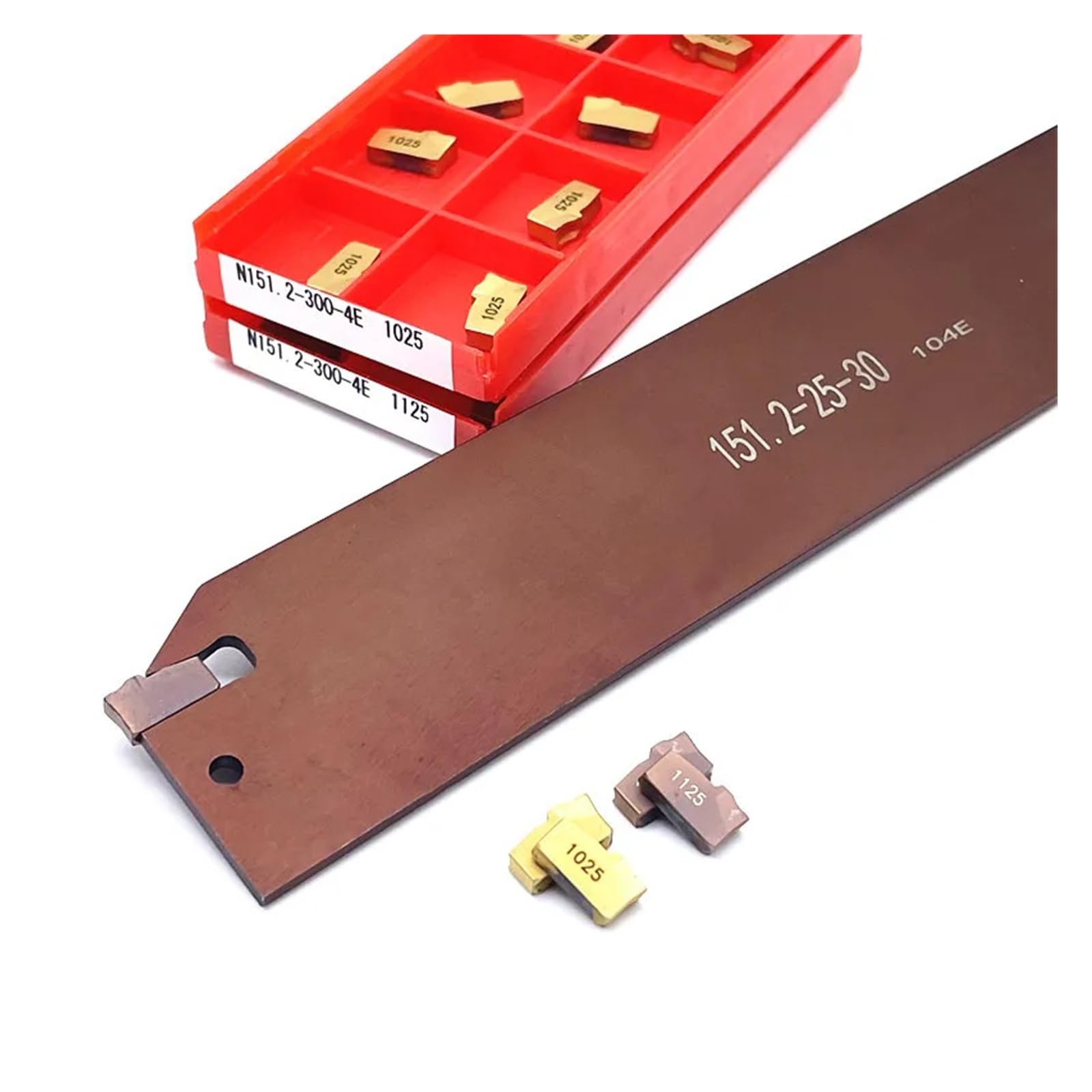 Herramientas de torneado N151.2-400-4E 1125 N151.2-400-4E 1025 151.2-25-40 Cuchillas y Soportes de aleación Dura Mecanizado de Cuchillas for torneado de Metales(151.2-25-40)