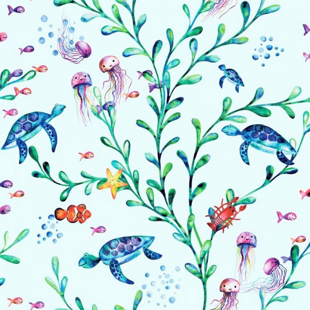 Holden Decor Turquoise Under The Sea Light Teal 90941