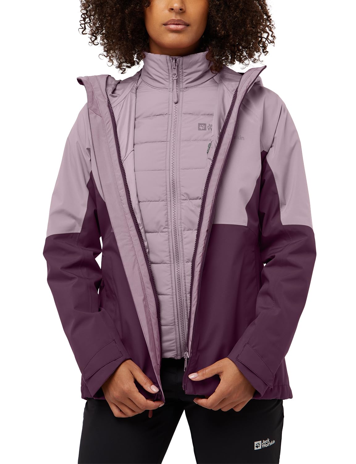 Jack Wolfskin Glaabach 3ln1 Giacca Donna