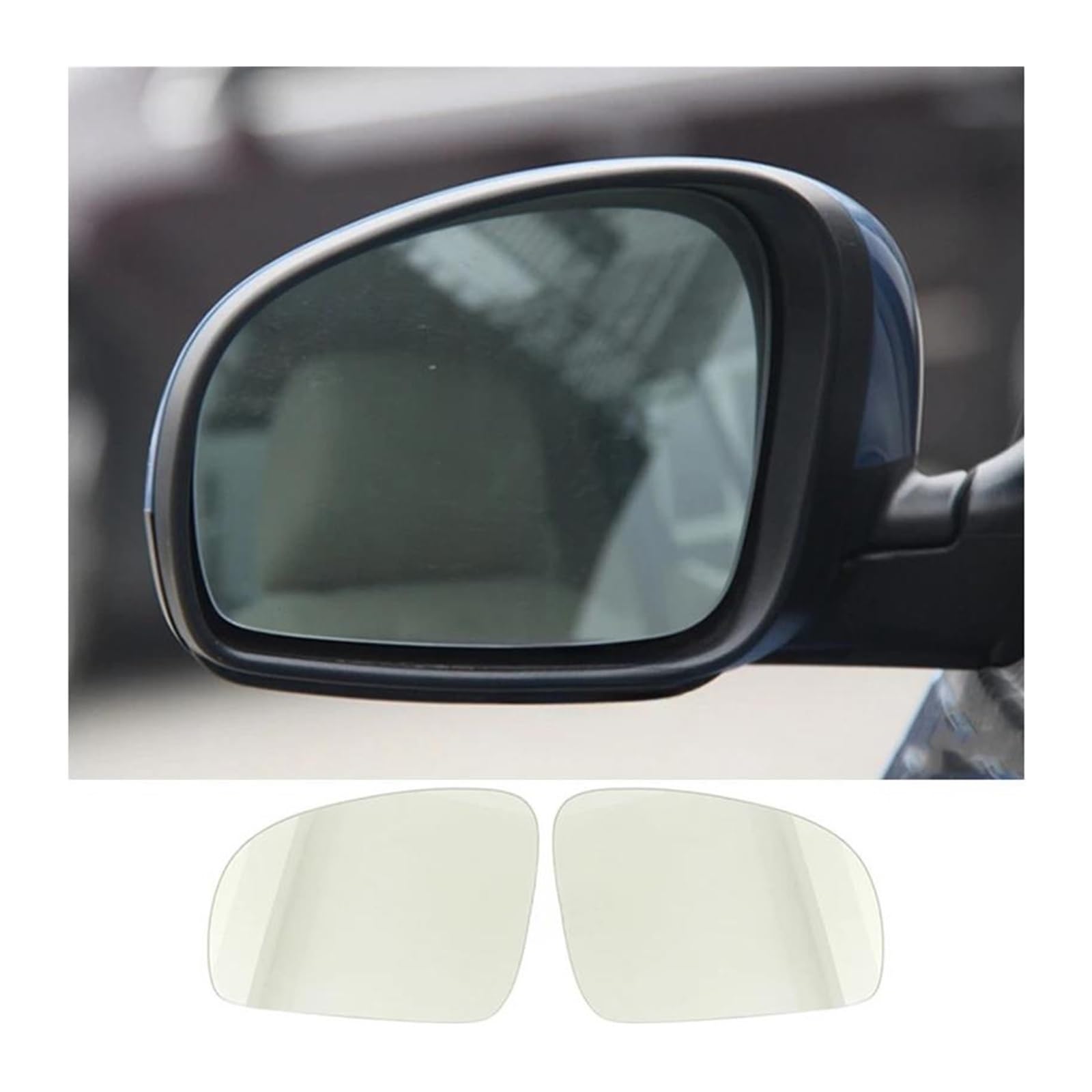 Auto Spiegels Voor Skoda Voor Fabia 2008 2009 2010 2011 2012 2013 2014 Links Rechts Auto Side Verwarmde Wing Spiegel Glas Zijspiegelglas Auto(Links