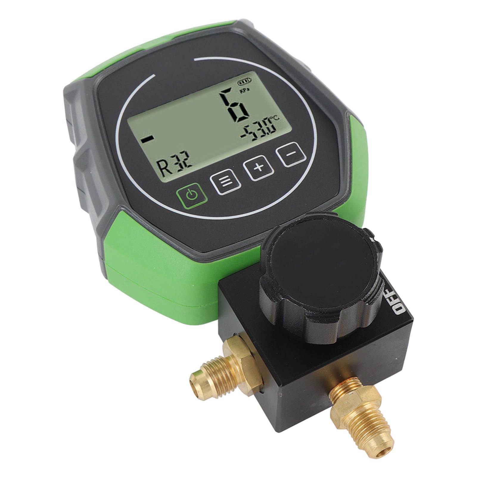 Haofy Probador de Vacuómetro Digital Resistente para HVAC con Circuitos Avanzados, Ideal para Técnicos de HVAC, Larga Vida útil ABS/aleación de Aluminio