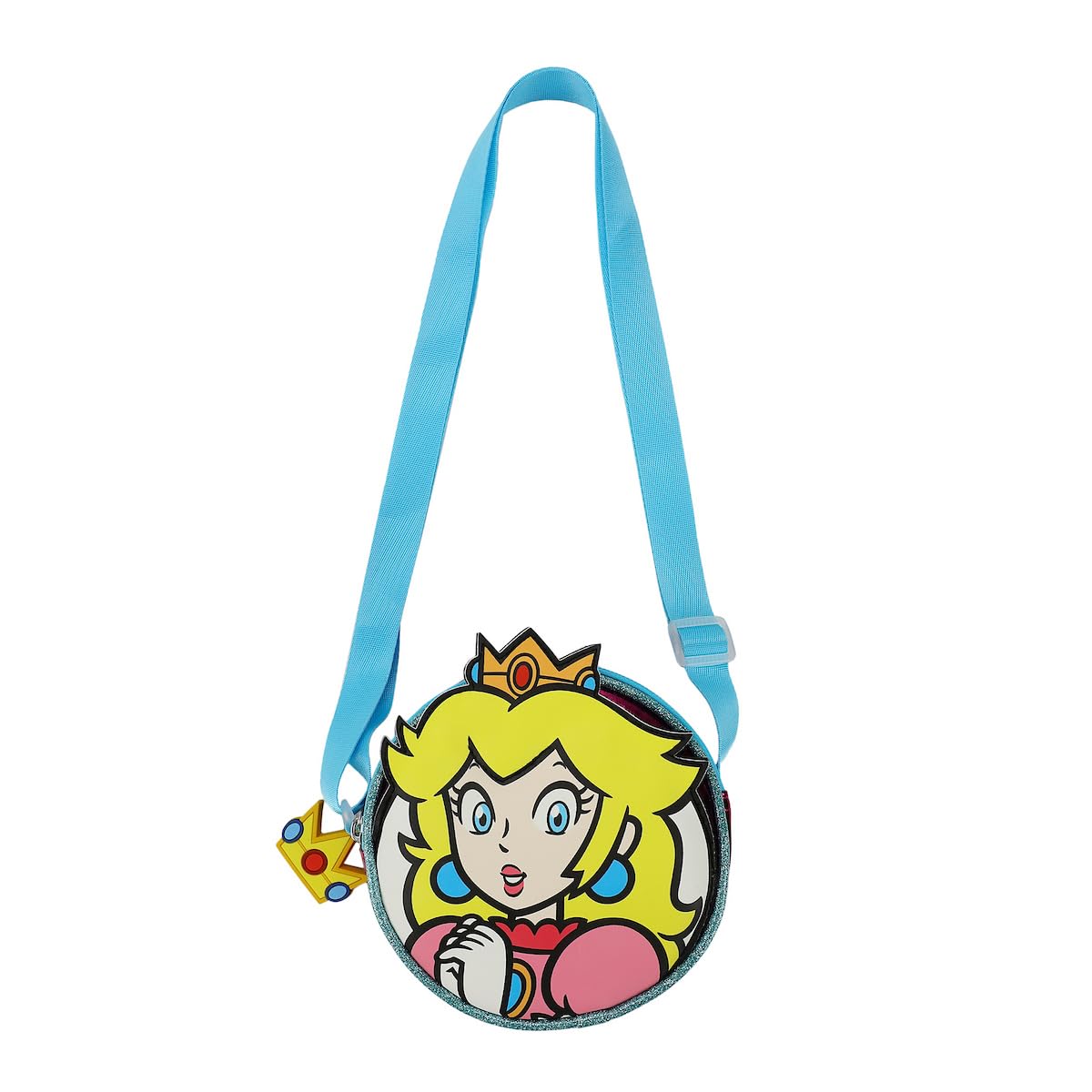 super mario brothers princess peach 5534 crossbody bag