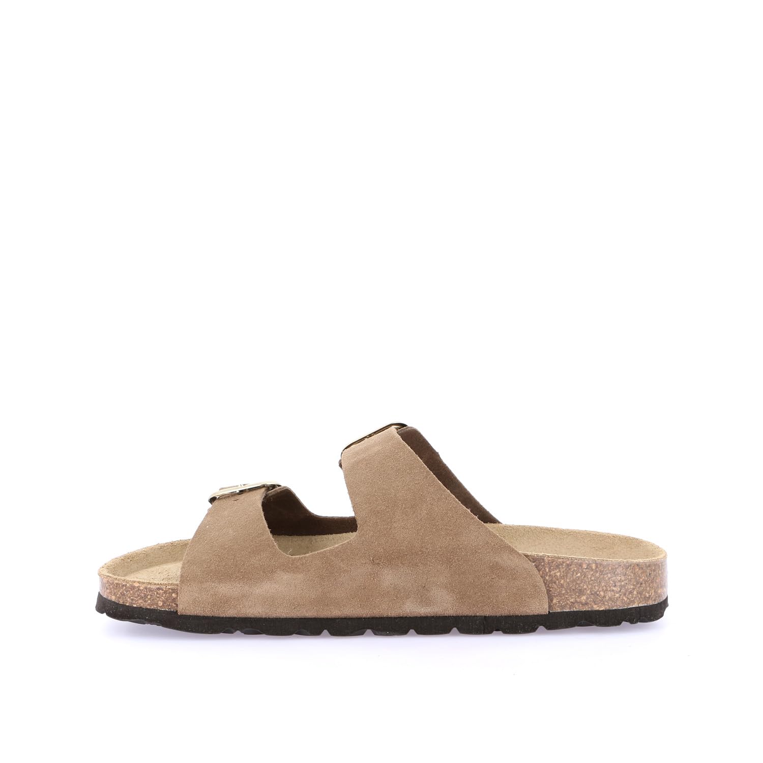 Grunland SARA CB2631 tortora ciabatte donna anatomiche pelle fibbie birk re-​soft 36