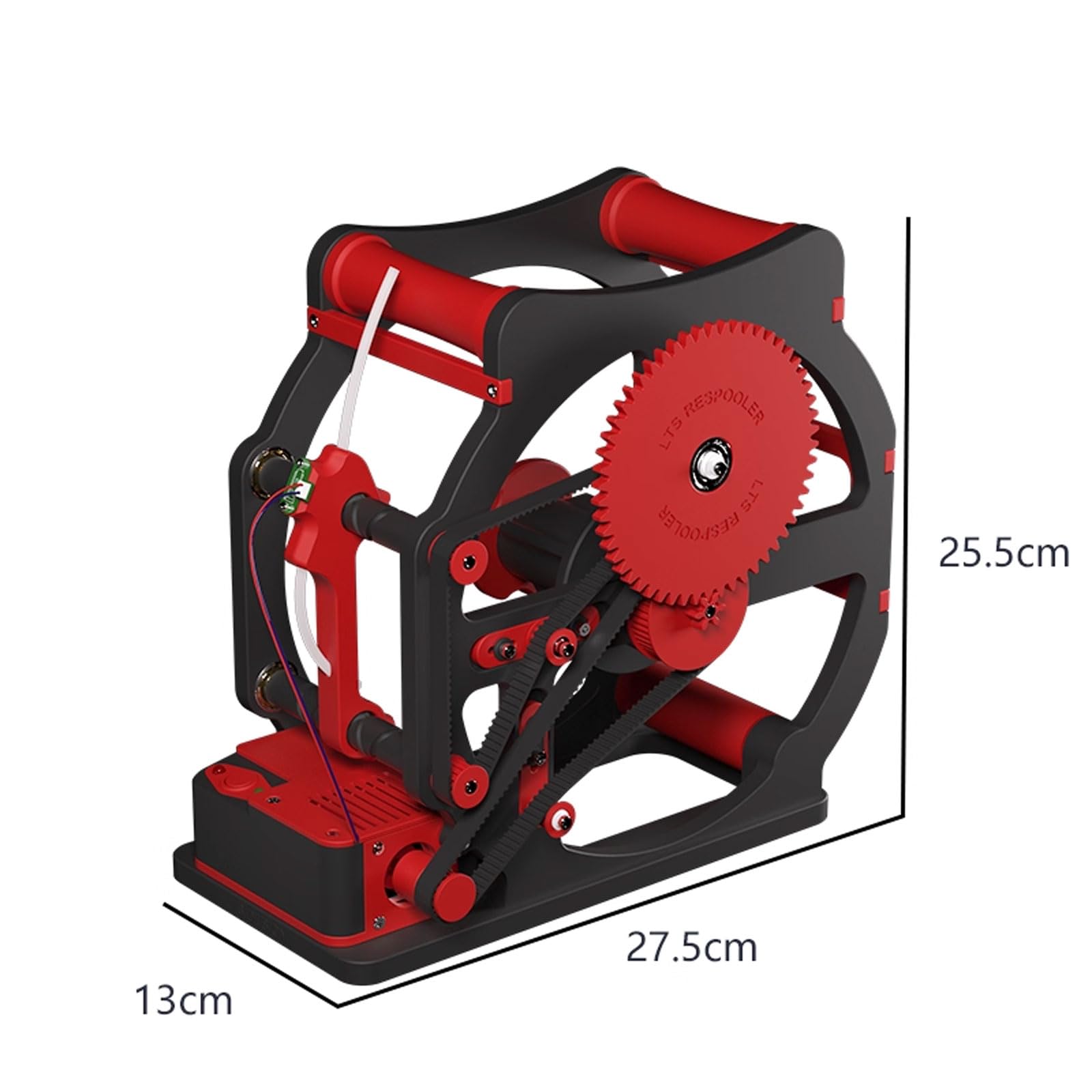 Rebobinador de bobina eléctrico, arranque y parada inteligente, retractor de filamento de impresora 3D para bobinas de 1 kg, bobinado sin enredos para impresión