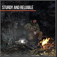 Vista 6 de Internova Linterna LED de camping de 2000 lúmenes, linterna de batería de mayor duración, alimentada y operada con control de luz infinito de 360