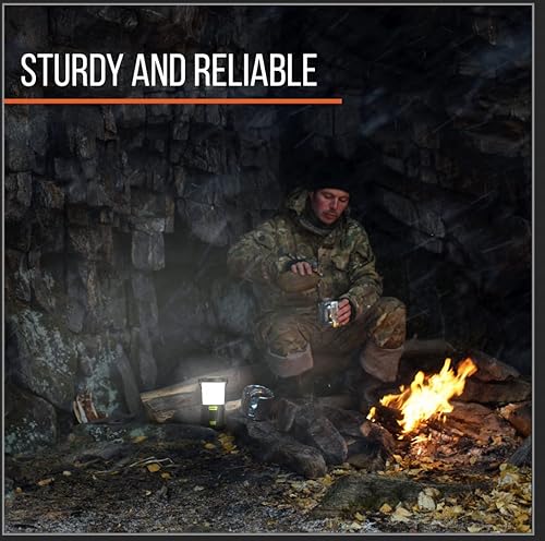 Miniatura 6 de Internova Linterna LED de camping de 2000 lúmenes, linterna de batería de mayor duración, alimentada y operada con control de luz infinito de 360