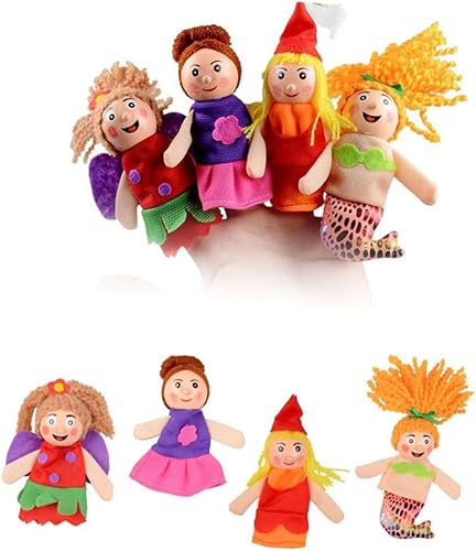 Miniatura 7 de FAVOMOTO Juego de marionetas de dedo para niños, 8 uds