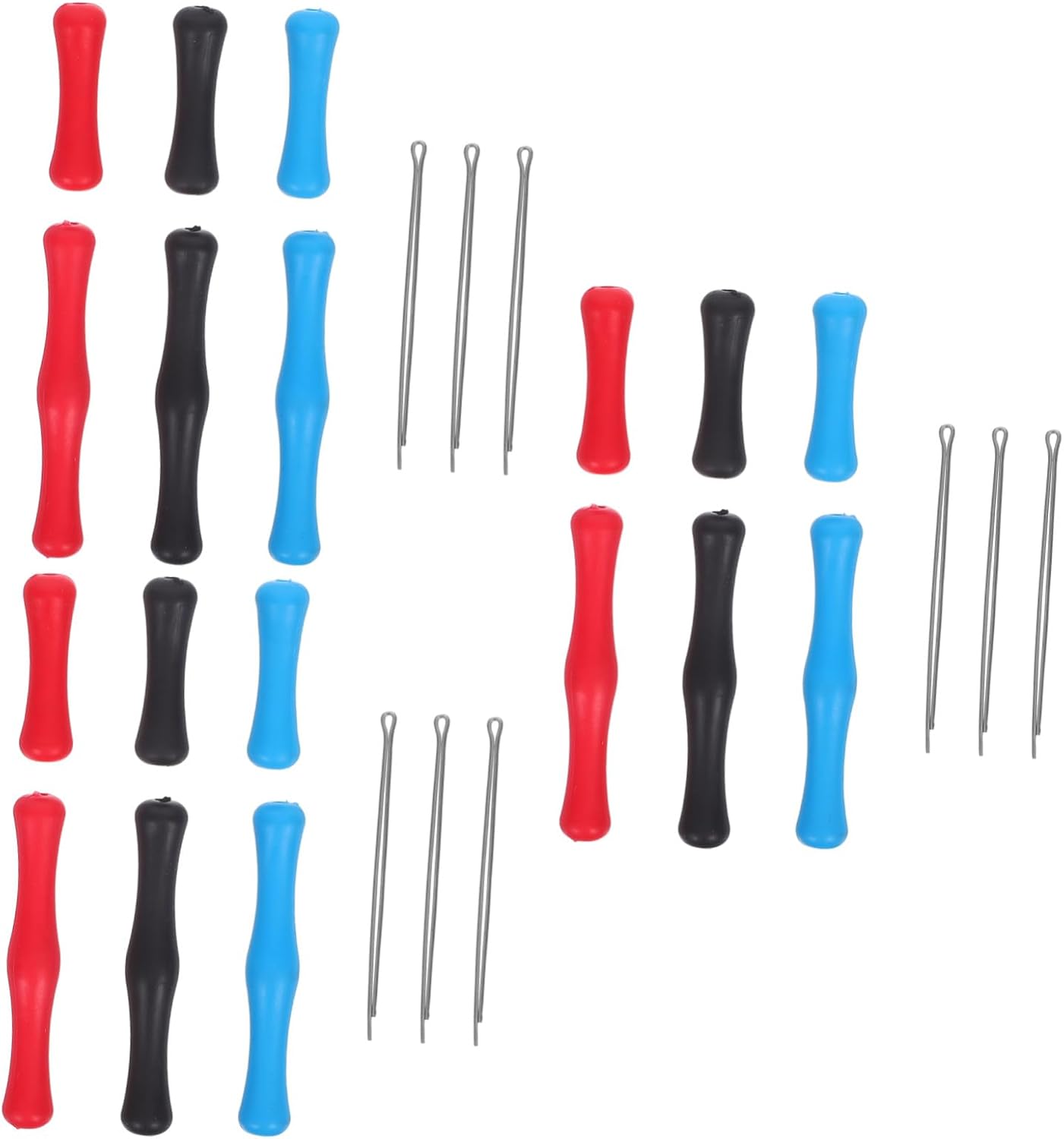 9pcs Silicone Bowstring Finger Guards for Recurve and Straight Pull Bows, Protective Archery Finger Tabs Preventing String Abrasion Accurate Positioning for Indoor and Outdoor