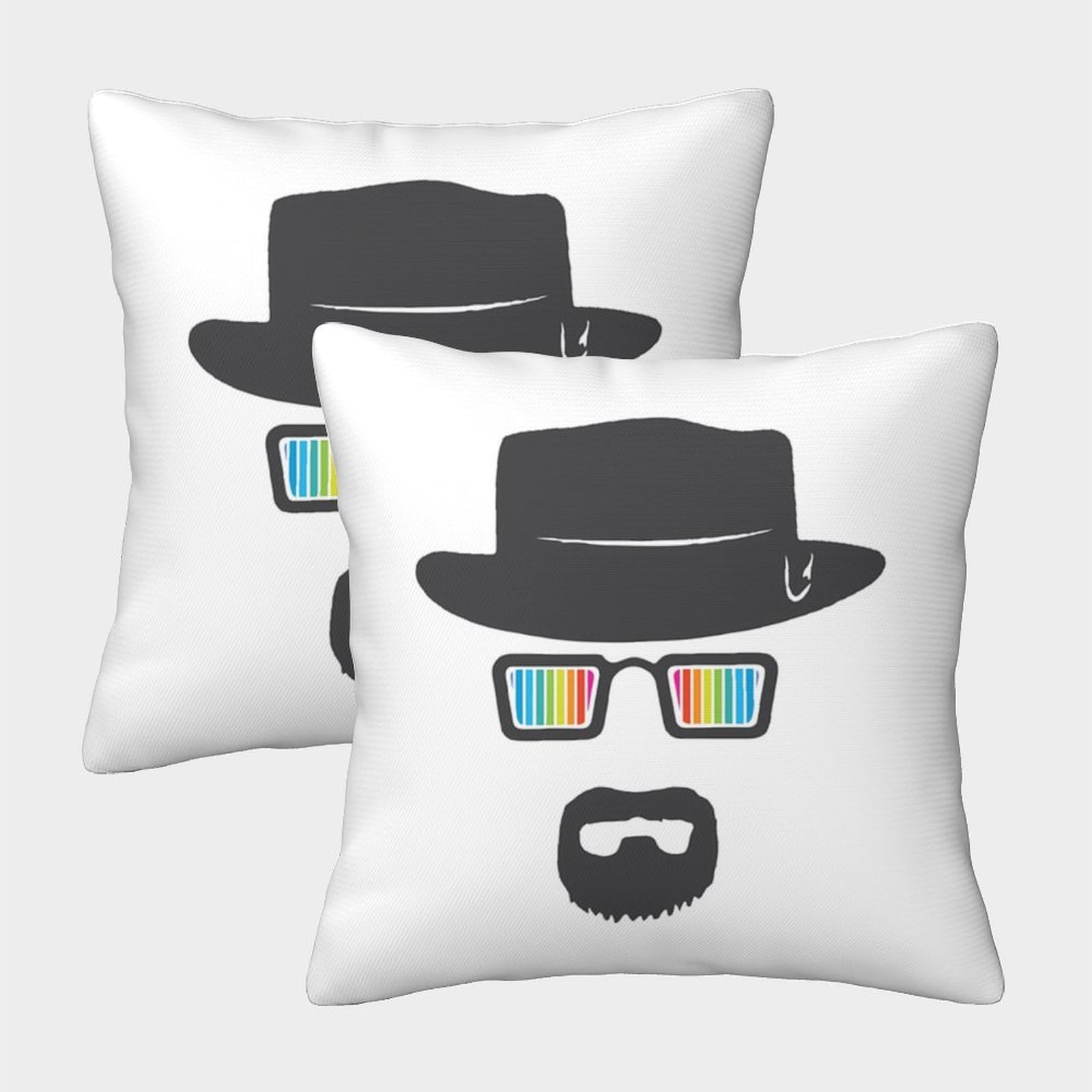 QFVANSIYO 3D Printed Unique Character Microfiber Pillowcase Bedroom Decor for Adults Youth Character Pillow Cover 40x40cm