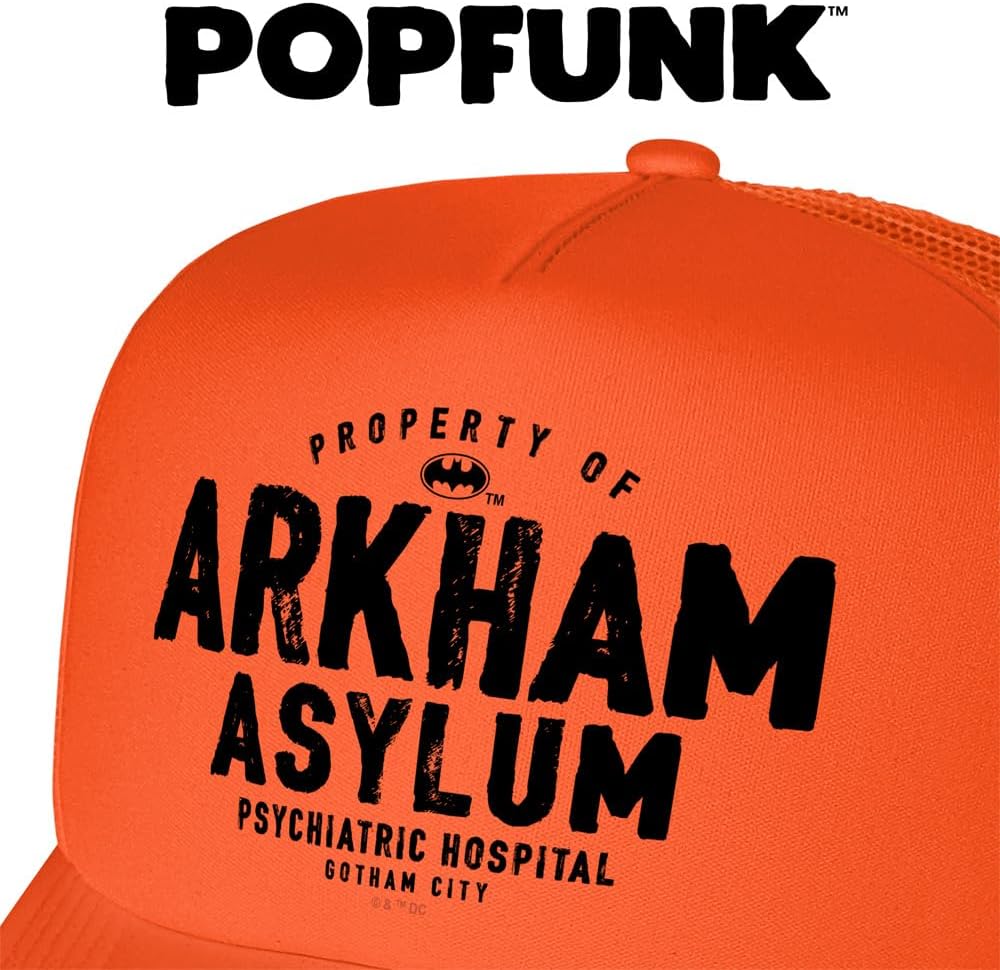 Popfunk Official Academy Dept Pop Culture Foam Snapback Trucker Hat - Unisex for Men and Women