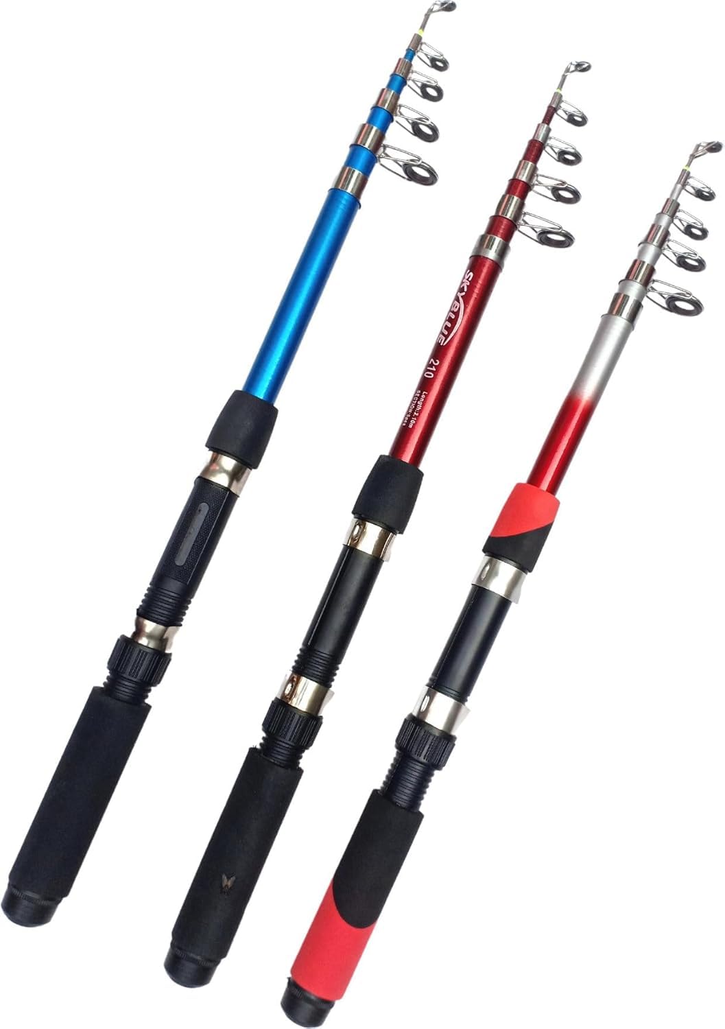 Telescopic Medium Weight Sensitive Fishing Rod - Tournament Quality Spinning | 3 Piece 21.0 Rod-picture-13