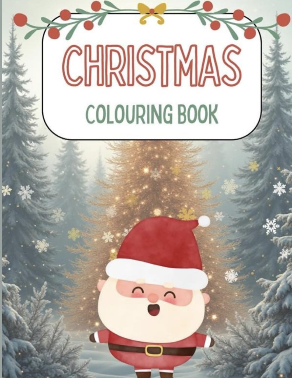 Kids Christmas Colouring Book: Fun & Festive Christmas Colouring Pages for Kids