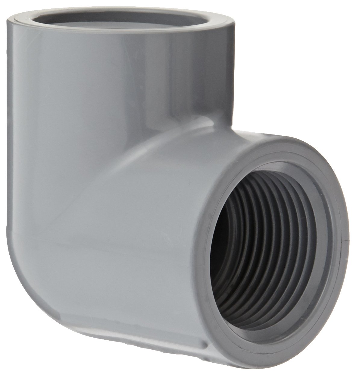 Spears 808-C Series CPVC Pipe Fitting, 90 Degree Elbow, Schedule 80, 1" NPT Female