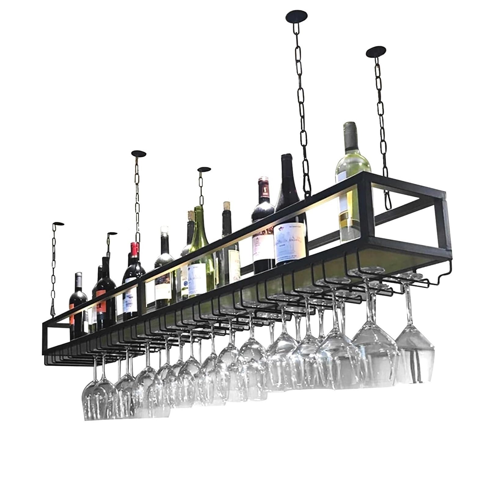 Étagère flottante verre à vin pour sublimer votre coin café et cuisine