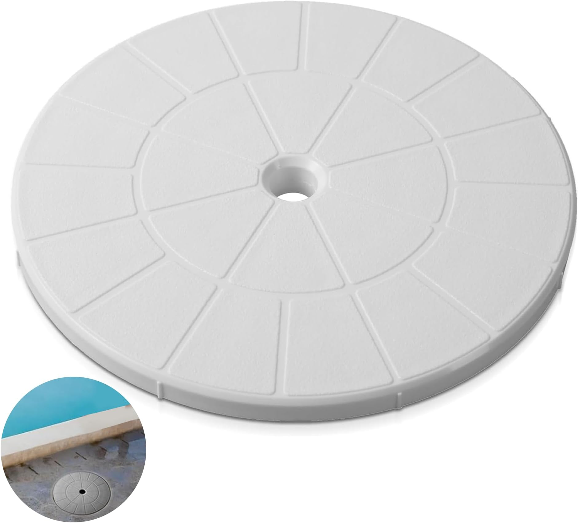 TonGass 9 1/8" Skimmer Valve Lids - Perfect Replacement Part for 9" Pool Lids...